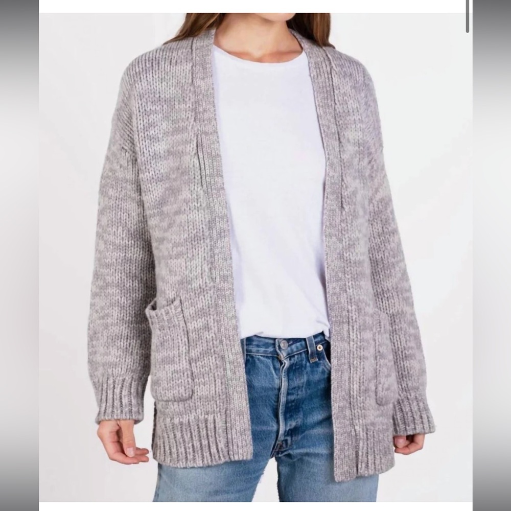 ParrishLA chunky cardigan with pockets